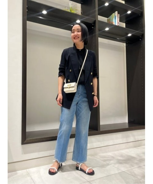 「allureville」 「Healthy Denim」デニムパンツ 22 ライトブルー レディースの画像