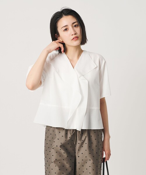 BEAUTY＆YOUTH UNITED ARROWS ブラウス シャツ ソリッド＆ストライプ