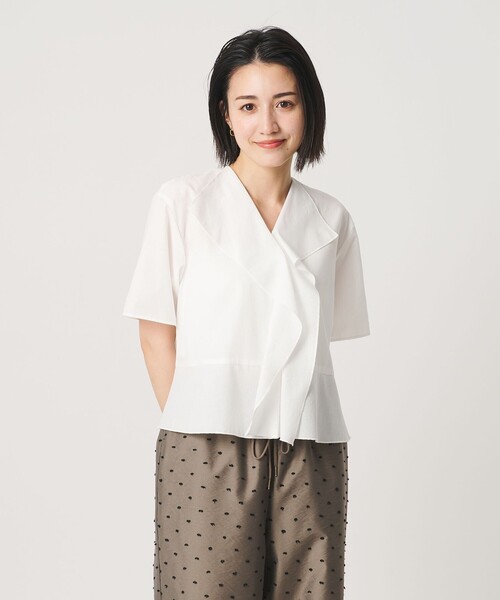 BEAUTY＆YOUTH UNITED ARROWS ブラウス シャツ 夏 半袖 ソリッド