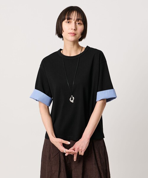 ユナイテッドアローズ❁︎カットソー UNITED ARROWS（ユナイテッドアローズ） tシャツ ターン アップ