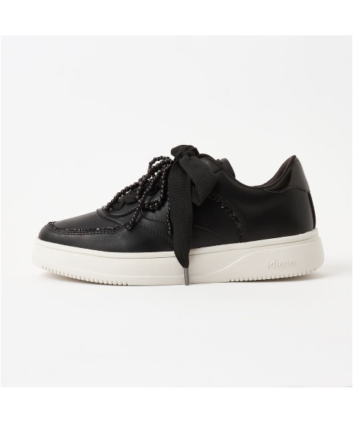 「+diana」 ローカットスニーカー 23.5cm アイボリー レディース_画像3