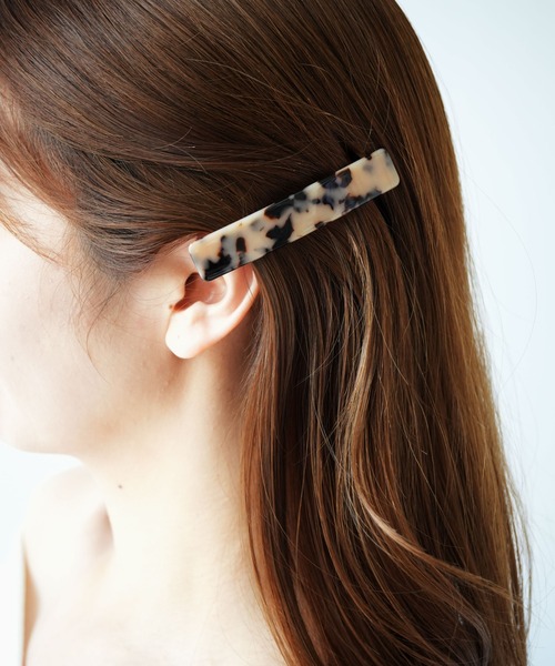 Port（ポート） ヘアクリップ 「 」 滑り止め付き マーブル ヘア