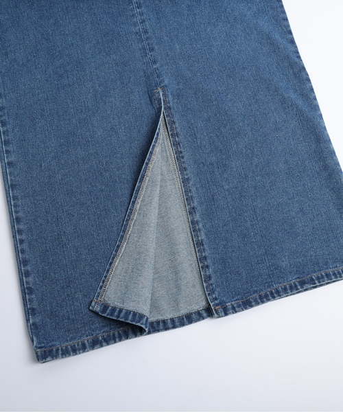 「La-gemme」 サロペットスカート L ブルー レディース_画像5