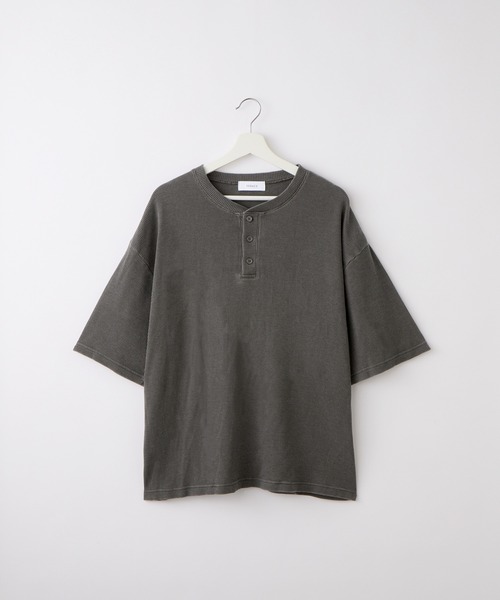 SERACE ヘンリーネック tシャツ 「SERACE」Vintage waffle thermal