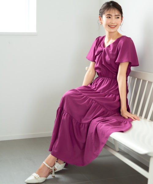 「MISCH MASCH」 半袖ワンピース M ブラック レディース_画像6