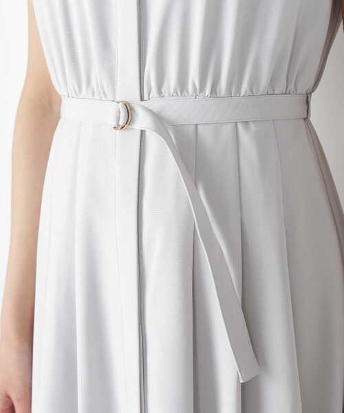 「NATURAL BEAUTY BASIC」 シャツワンピース SMALL グレー レディース_画像8