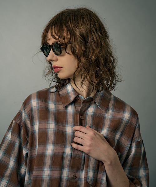 WETTEMPT シャツ 半袖 OMBRE CHECK S/S SHIRT / オンブレチェックS/S