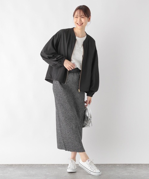 「GLOBAL WORK」 ブルゾン LARGE カーキブラウン レディース_画像3