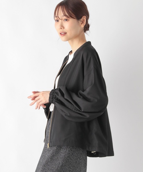 「GLOBAL WORK」 ブルゾン LARGE カーキブラウン レディース_画像5