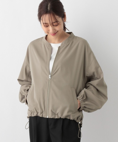 「GLOBAL WORK」 ブルゾン LARGE カーキブラウン レディース_画像8