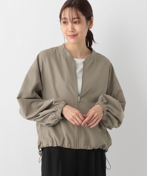 「GLOBAL WORK」 ブルゾン LARGE カーキブラウン レディース_画像9