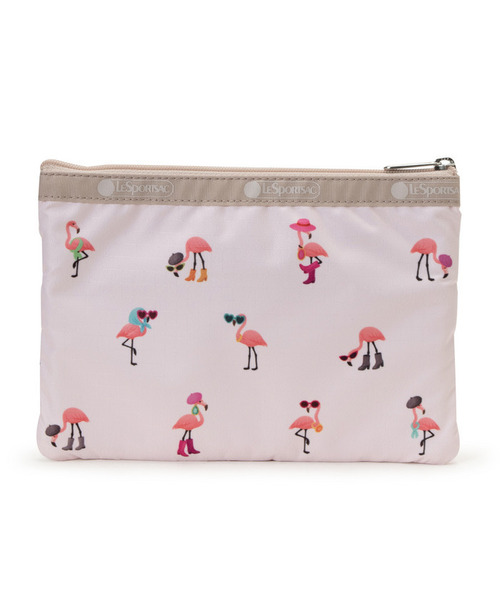 LeSportsac（レスポートサック） ポーチ 3ZIP COSMETIC フラミンゴ