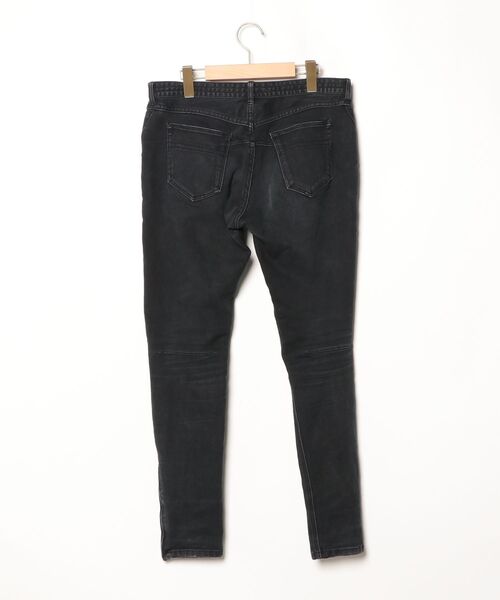「NUMBER (N)INE DENIM」 スキニーパンツ M ブラック メンズ_画像2