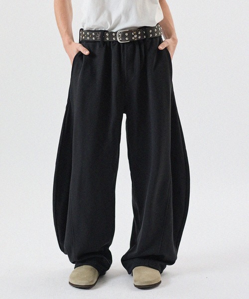 ワイドパンツ スウェットパンツ ジャージ バルーンシルエット