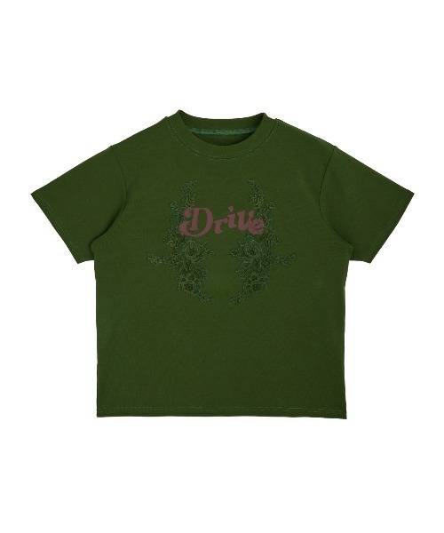Ameri（アメリ） tシャツ 半袖 26AW LACE DOCKING CONCEPT TEE