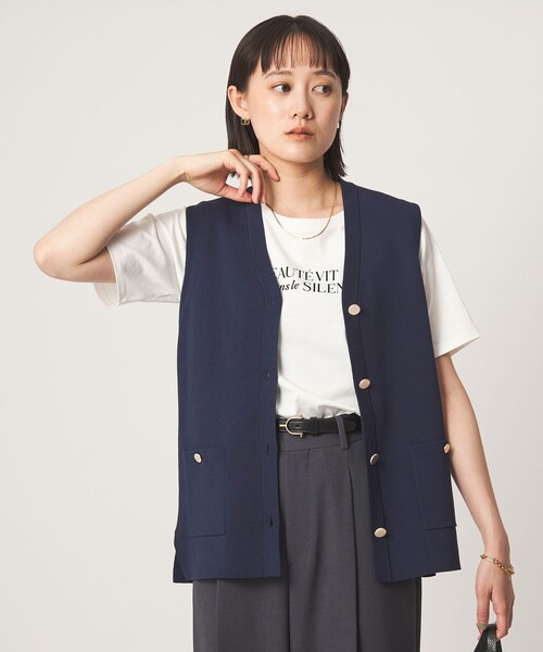 green label relaxing（グリーンレーベルリラクシング） ベスト ジレ