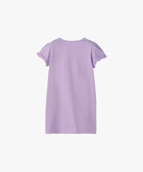 ワンピース ベビー ロゴ ボーダー プリント コットン 半袖 ワンピース ”Heart キッズ 子供服の画像