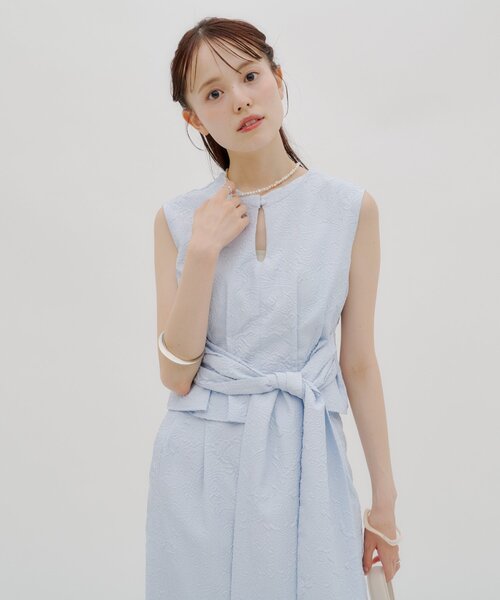 lilium by lily パンツ 「lilium lily」シェイプリボンオールインワン