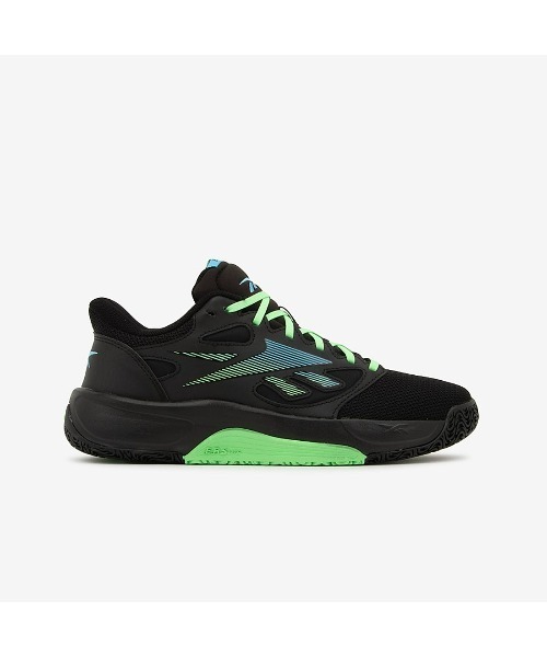 「Reebok」 ローカットスニーカー 29.0cm ブラック×グリーン メンズ_画像4