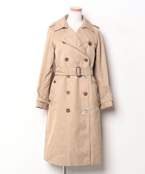【レア！】Aquascutum アクアスキュータム　ベージュ トレンチコート Aquascutum（アクアスキュータム） トレンチコート 4 ベージュ