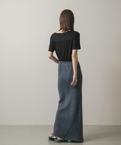 「SENSE OF PLACE by URBAN RESEARCH」 ロングスカート ONE ネイビー レディース_画像8