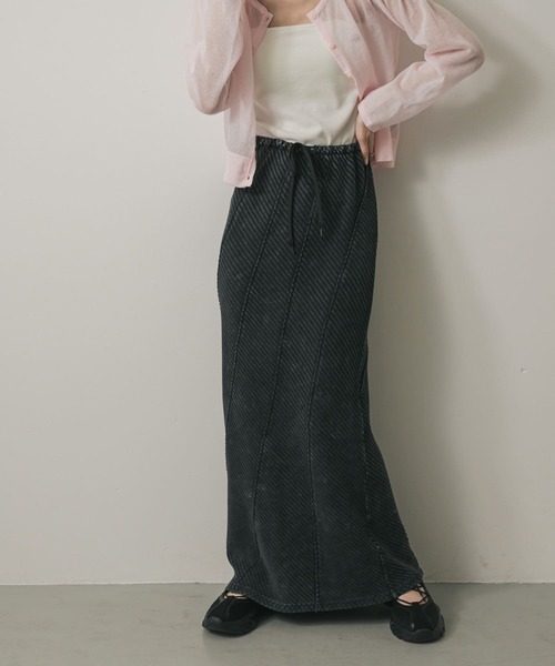 「SENSE OF PLACE by URBAN RESEARCH」 ロングスカート ONE ネイビー レディース_画像9