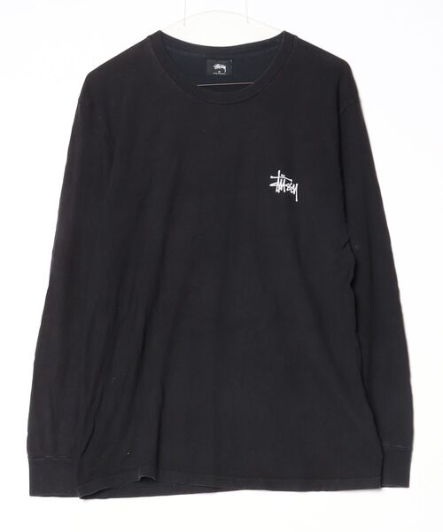STUSSY（ステューシー） 長袖Tシャツ M ブラック メンズ : ZOZOTOWN