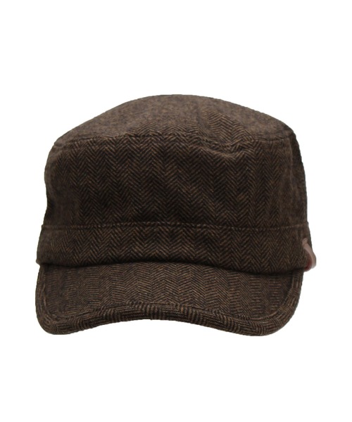 BONCOURA 帽子 キャップ フリーサイズ 本革　ヘリンボーン BONCOURA 帽子 キャップ フリーサイズ 本革 ヘリンボーン - メルカリ