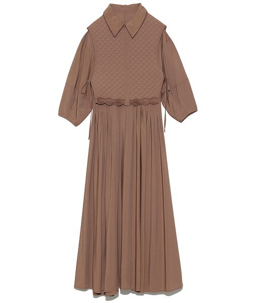 カジュアル ワンピース Paypayモール店 通販 Paypayモール シャツワンピース キルティングセットワンピース Zozotown