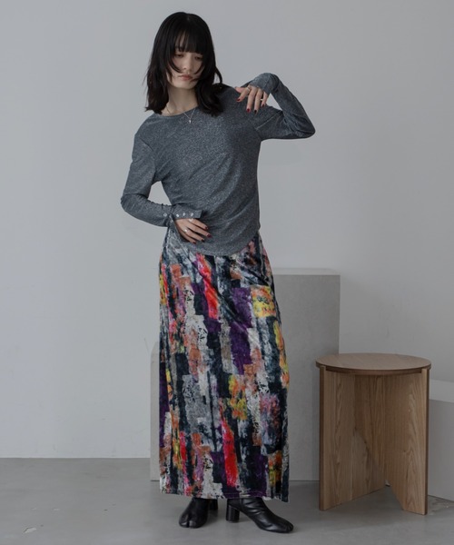 スカート アソート柄ペンシルベロアスカート : ZOZOTOWN Yahoo!店