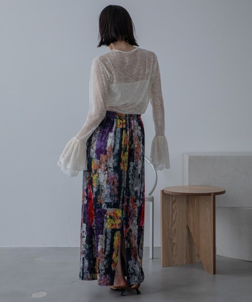 tTODAYFULPencilVelourSkirtペンシルベロアスカート TODAYFUL トゥデイフル ペンシル ベロア スカート｜BORN FREE ONLINE SHOP