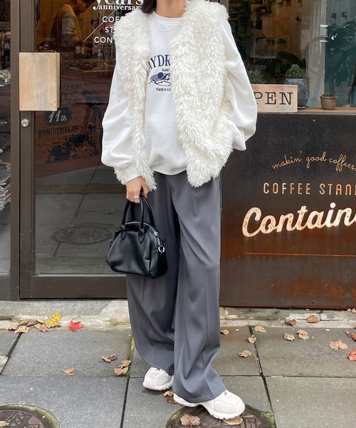 ベスト ジレ エコファーベスト レディース : ZOZOTOWN Yahoo!店 - 通販