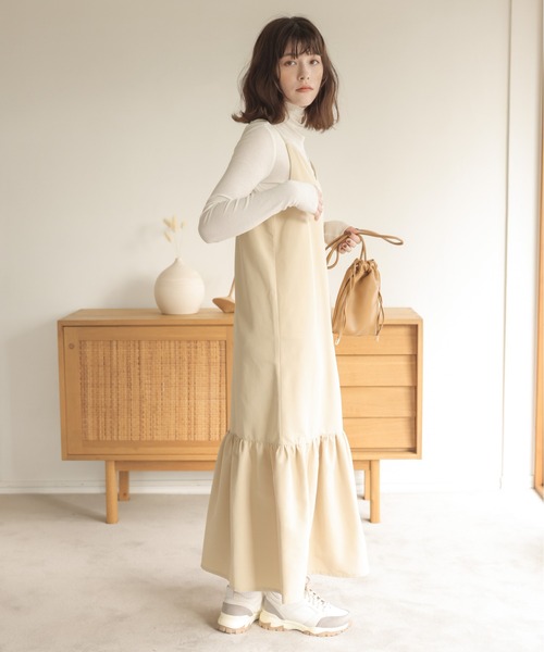 ANGIE ワンピース ティアードキャミワンピース : ZOZOTOWN Yahoo