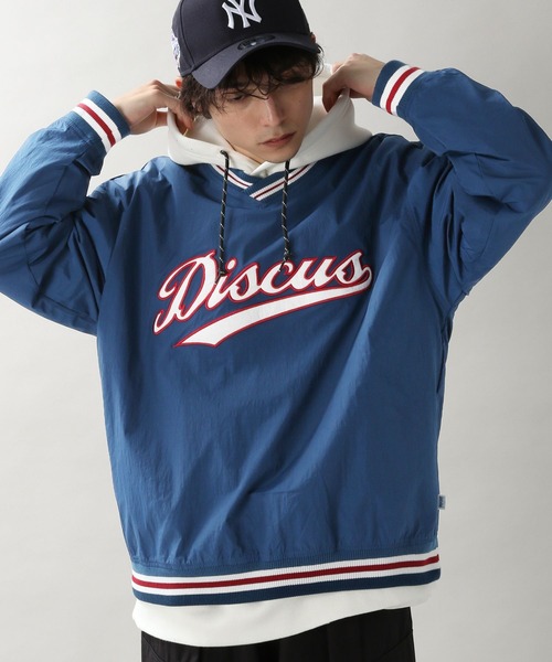 DISCUS メンズ tシャツ Tシャツ 「DISCUS」ナイロンVネックプル
