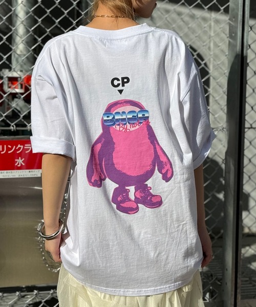 tシャツ 「ZOZO限定」「BNCP」モンスタープリントTシャツ レディース メンズ