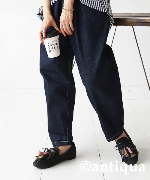 antiqua デッキシューズ モカシン タッセルモカシン レディース