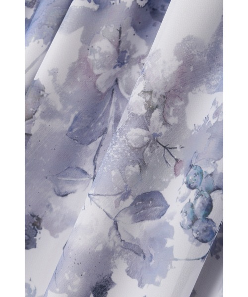 ワンピース ◇シマーフラワープリントワンピース JILL by