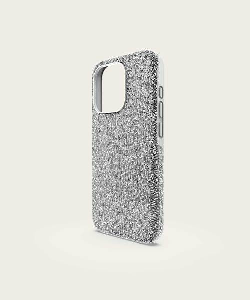 スワロフスキー　スマホケース　クリスタル　グレー SWAROVSKI スマホケース 「公式」「スワロフスキー」High