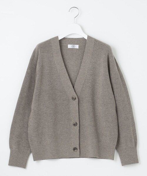 A.PRESS ダークグレー カーディガン セール】 【洗濯機可】ストレッチコーディガン （カーディガン・ボレロ