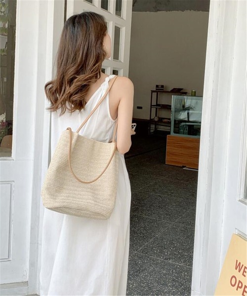 MAISON DE THERESE ジャンパースカート 前後Vネック白キャミ