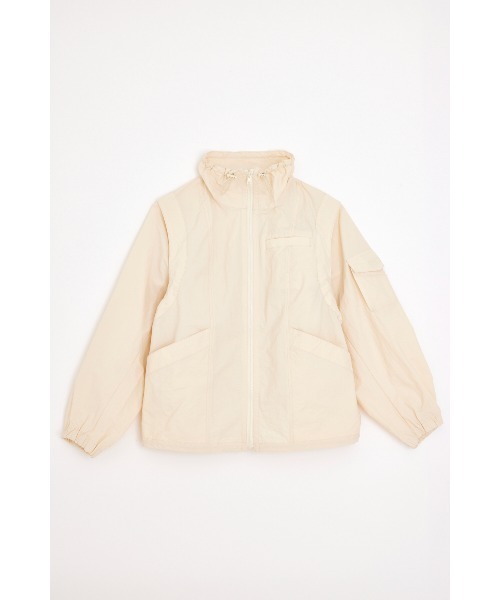 LAGUA GEM   2WAY NYLON ブルゾン LAGUA GEM ブルゾン アウター 2WAY NYLON レディース : ZOZOTOWN