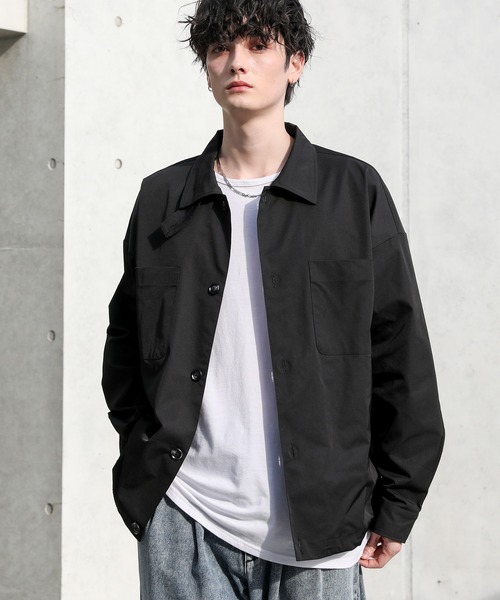 ASTRONOMY コート ジャケット 2wayハイネック仕様ダブルポケットシャツ