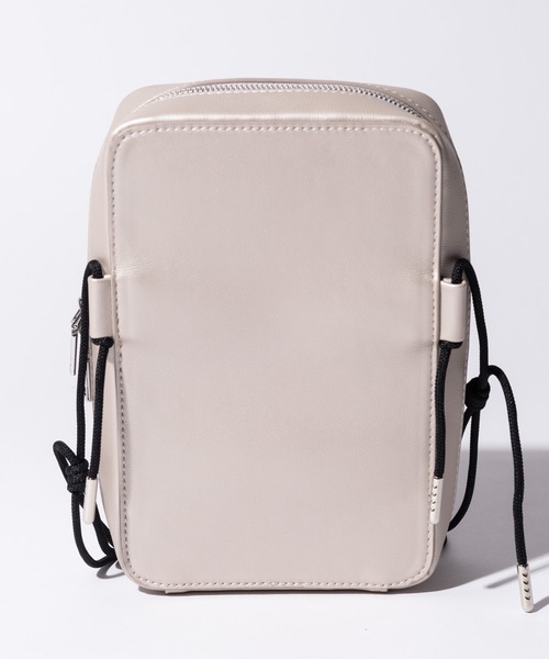 glamb レザーバッグ　ウストバッグ glamb ウエストポーチ Synth Leather Sacoche Bag / シンセ