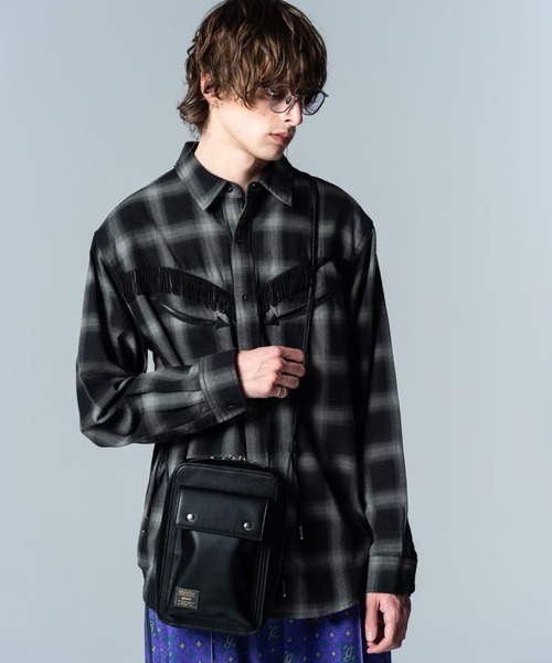 glamb ウエストポーチ Synth Leather Sacoche Bag / シンセ