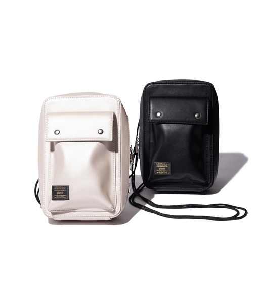glamb ウエストポーチ Synth Leather Sacoche Bag / シンセ