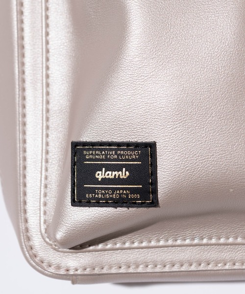 glamb ウエストポーチ Synth Leather Sacoche Bag / シンセ