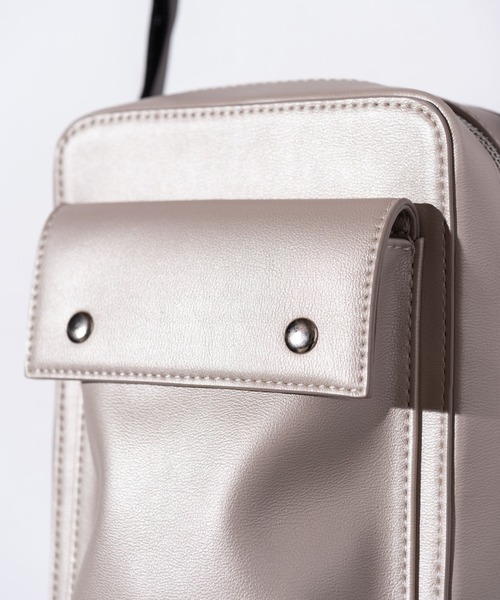 glamb ウエストポーチ Synth Leather Sacoche Bag / シンセ