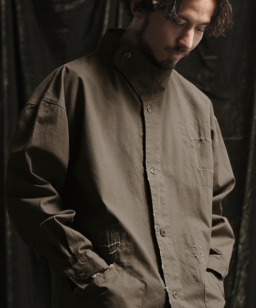 ANGENEHM（アンゲネーム） カバーオール ms5613- Patchwork design