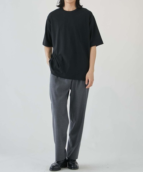 新品！エイトン ATON 半袖Tシャツ サイズ1 ATON tシャツ 「ATON/エイトン」DRY COTTON JERSEY CREWNECK T