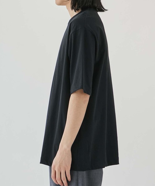 新品♡IENA 別注♡ATON/ 半袖Tシャツ♡黒① ATON tシャツ 「ATON/エイトン」DRY COTTON JERSEY CREWNECK T